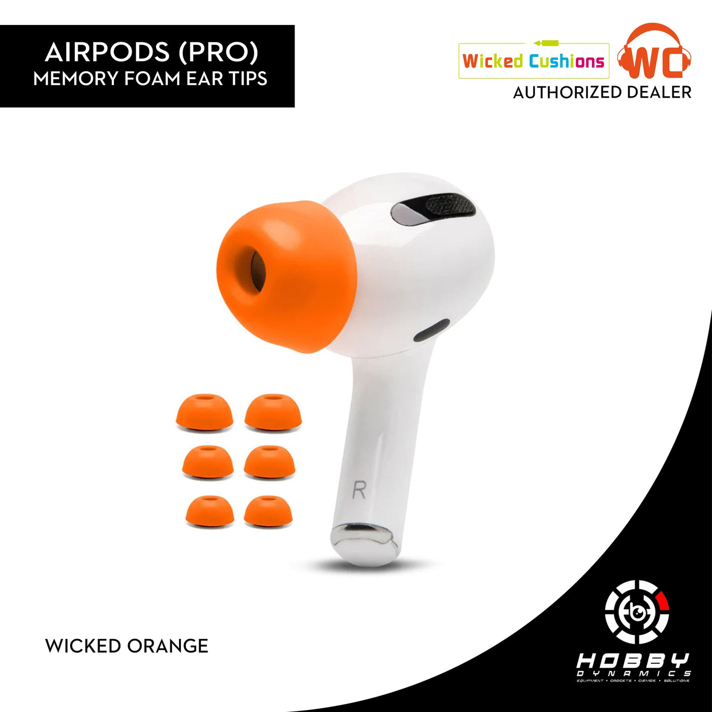 Wicked Cushions WC TipZ AirPods Memory Foam Tips
