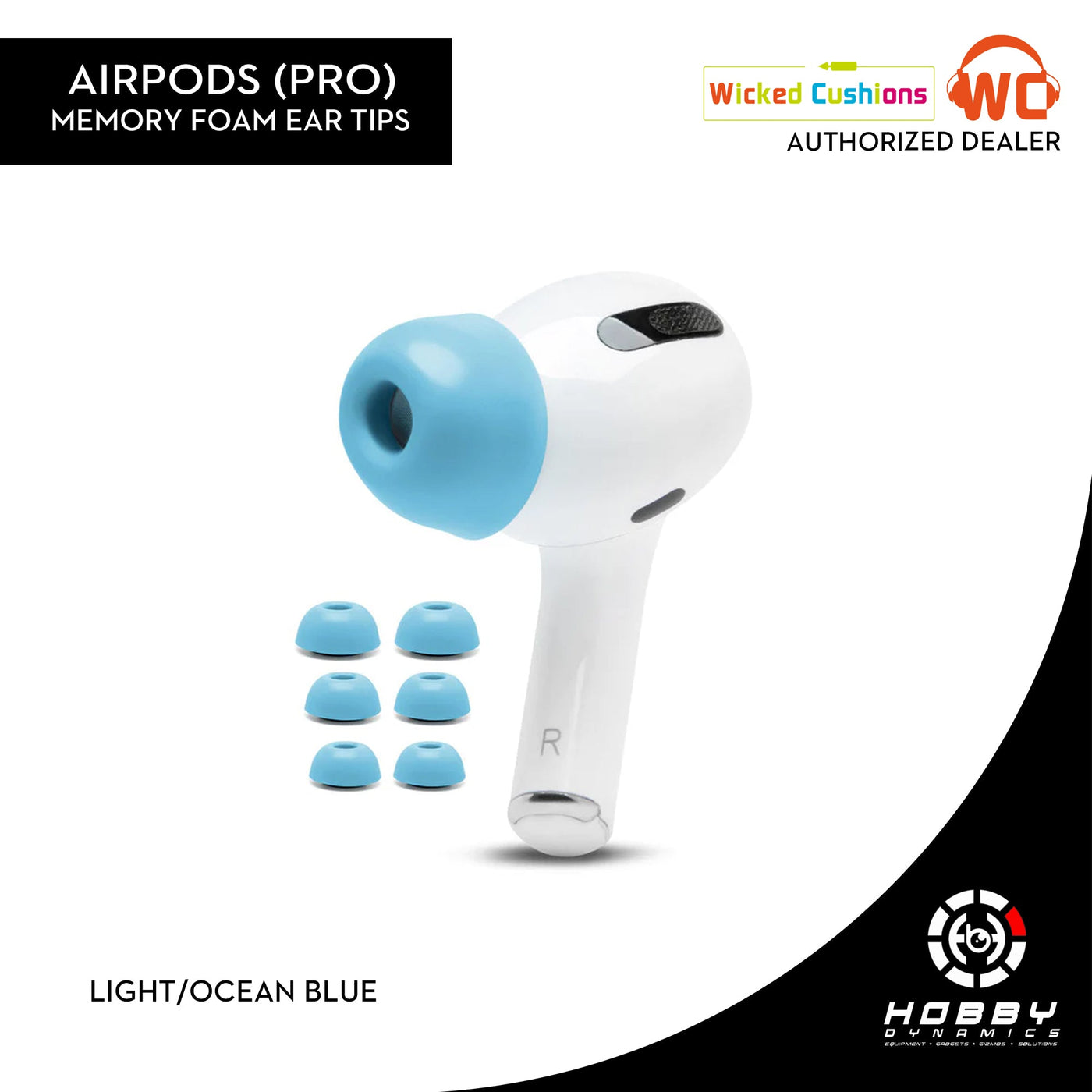 Wicked Cushions WC TipZ AirPods Memory Foam Tips