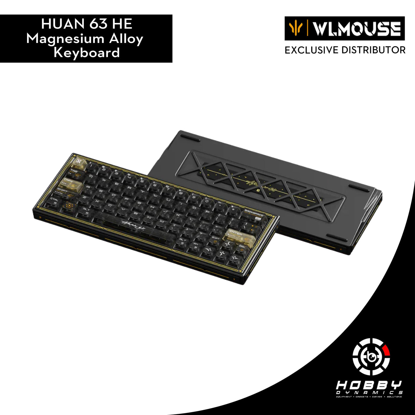 WLMouse Huan63 HE Magnesium Alloy Keyboard – Hobby Dynamics