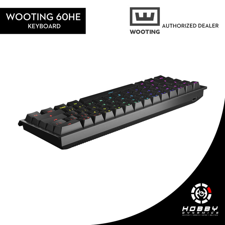Wooting 60HE Analog Mechanical Keyboard – Hobby Dynamics