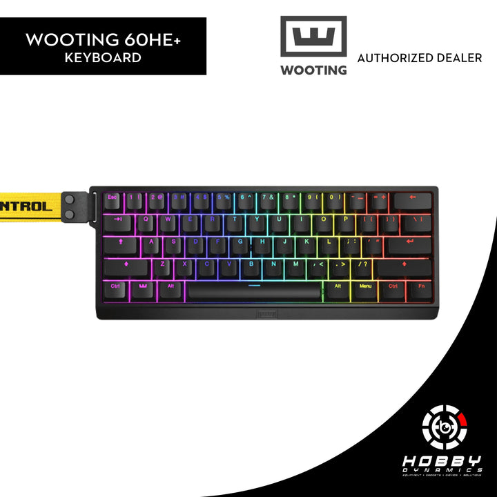 Wooting 60HE+ Analog Mechanical Keyboard – Hobby Dynamics