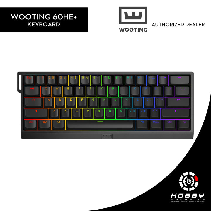 Wooting 60HE+ Analog Mechanical Keyboard – Hobby Dynamics