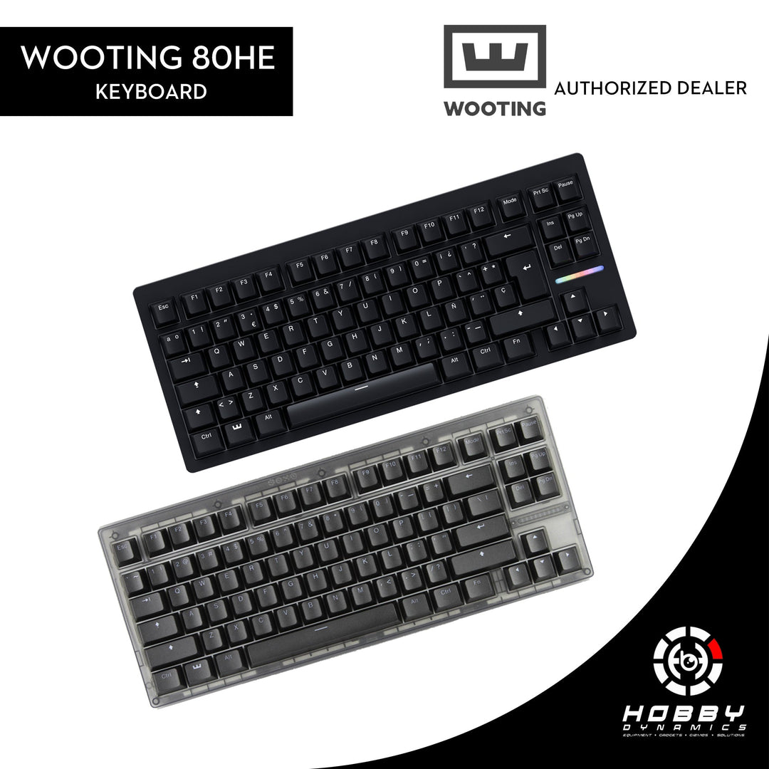 Wooting 80HE Analog Mechanical Keyboard – Hobby Dynamics