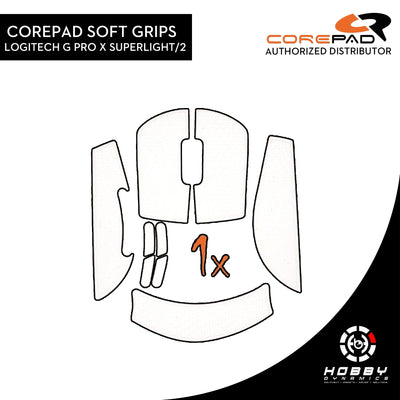Corepad Soft Grips Logitech G PRO X SUPERLIGHT / SUPERLIGHT 2