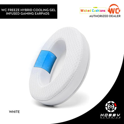 Wicked Cushions WC FreeZe - Hybrid Cooling Gel Replacement Earpads (For Audeze / Razer / Steel Series / Logitech / HyperX)