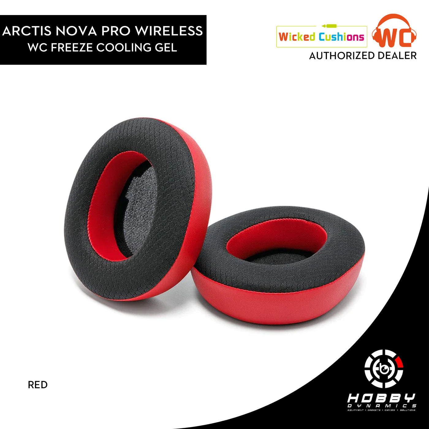 Wicked Cushions Arctis Nova Pro Wireless Series Earpads - WC FreeZe Cooling Gel (For Nova Pro Wireless)