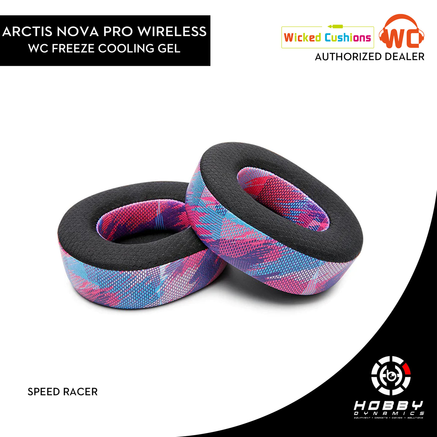 Wicked Cushions Arctis Nova Pro Wireless Series Earpads - WC FreeZe Cooling Gel (For Nova Pro Wireless)