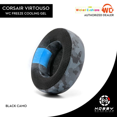 Wicked Cushions FreeZe Virtuoso Replacement Earpads - Hybrid Cooling Gel Gaming Ear Cushions